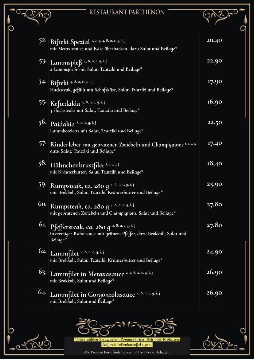 Speisenkarte Seite 7